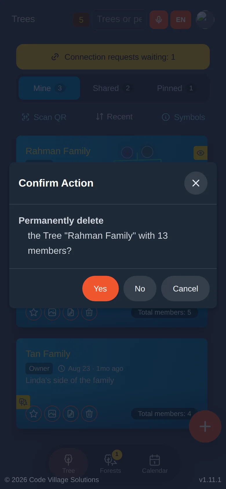 Bin: asks before deleting for good