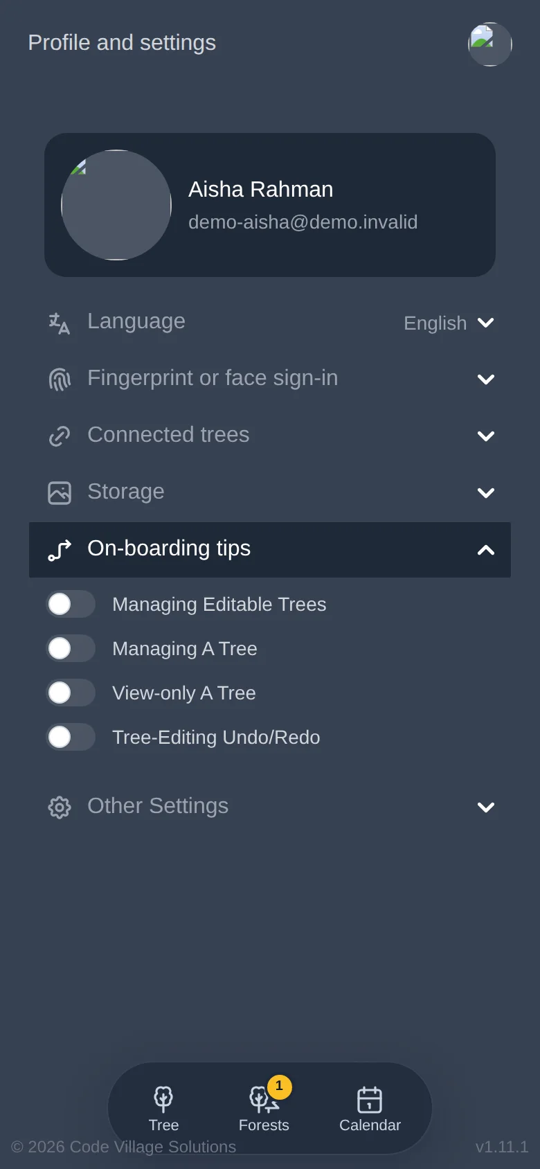 Choose which tips to show